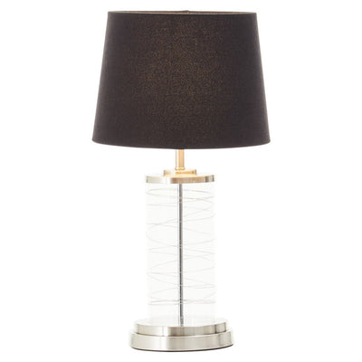 Noosa & Co. Lighting Zola Glass Cylindar Table Lamp House of Isabella UK
