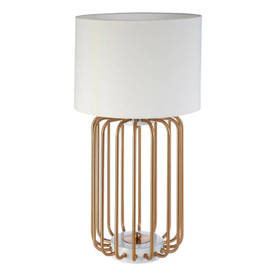 Noosa & Co. Lighting Zora Gold Caged Table Lamp House of Isabella UK
