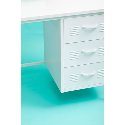 Noosa & Co. Living Academy Three Drawer White Desk House of Isabella UK