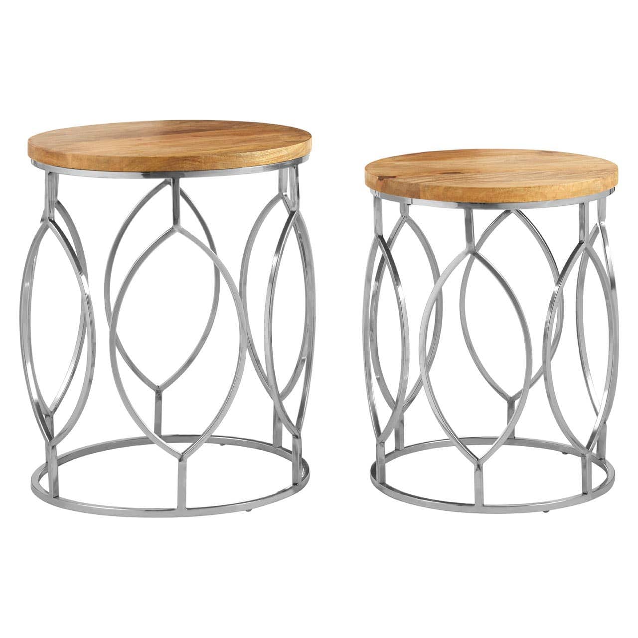 Noosa & Co. Living Agra Set Of 2 Side Tables House of Isabella UK