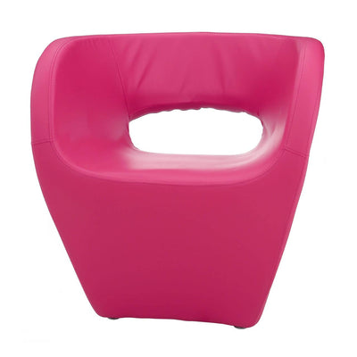 Noosa & Co. Living Aldo Hot Pink Leather Effect Chair House of Isabella UK