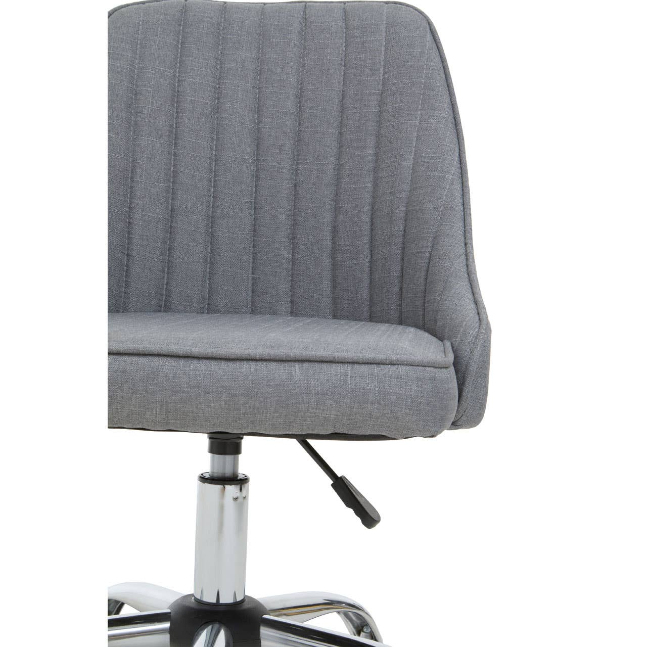 Noosa & Co. Living Alexi Grey Fabric Home Office Chair House of Isabella UK