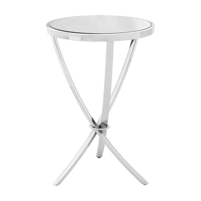 Noosa & Co. Living Allure Chrome Pinched Side Table House of Isabella UK