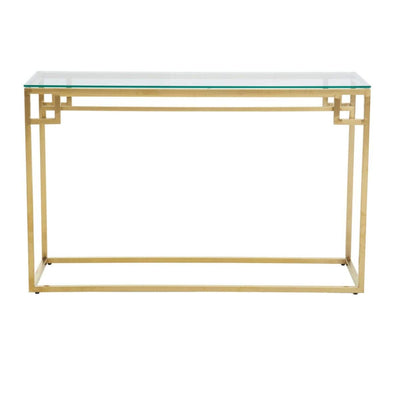 Noosa & Co. Living Allure Gold Brushed Console Table House of Isabella UK