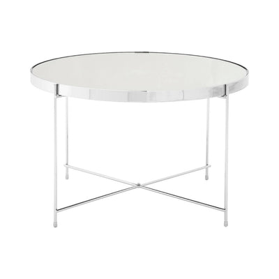 Noosa & Co. Living Allure Large Silver Mirror Side Table House of Isabella UK