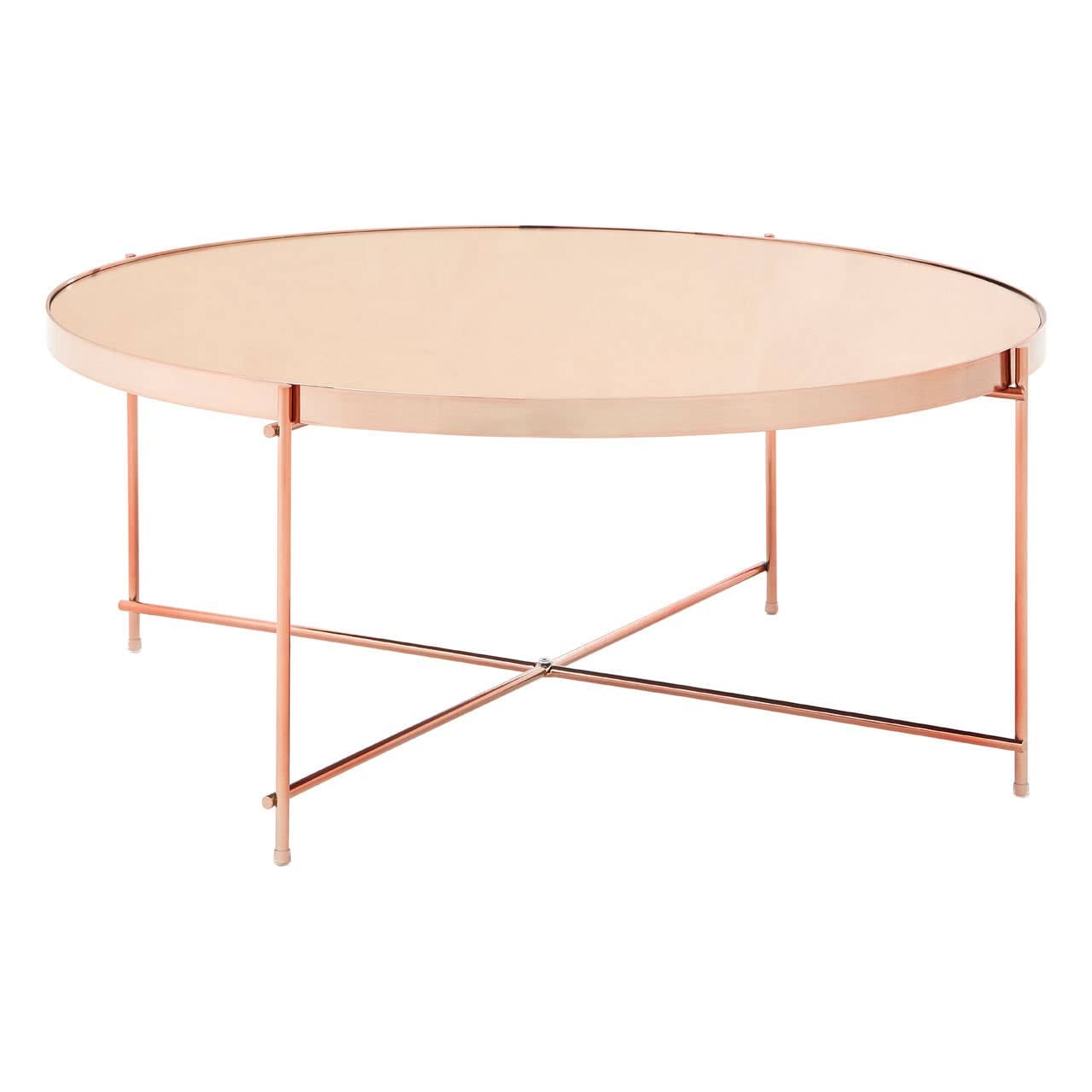 Noosa & Co. Living Allure Pink Mirror Coffee Table House of Isabella UK