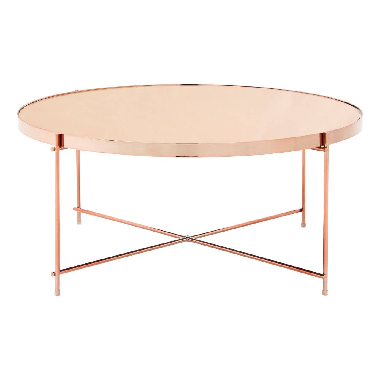 Noosa & Co. Living Allure Pink Mirror Coffee Table House of Isabella UK