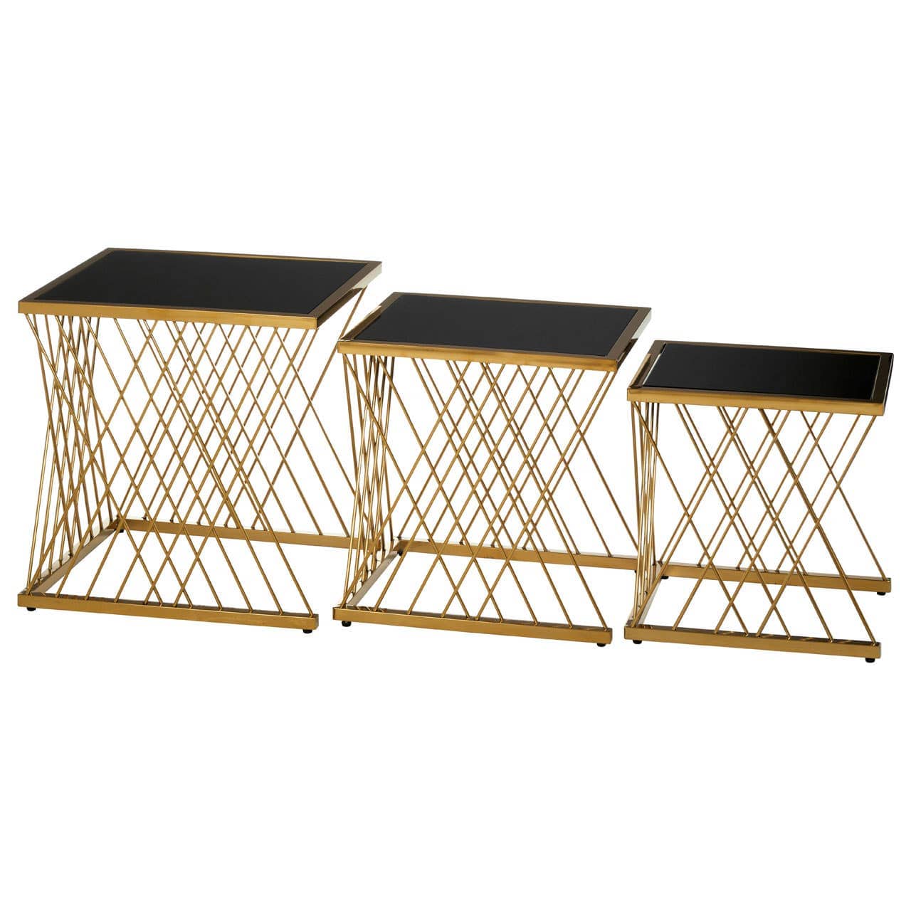Noosa & Co. Living Arezzo Set Of 3 Nesting Tables House of Isabella UK