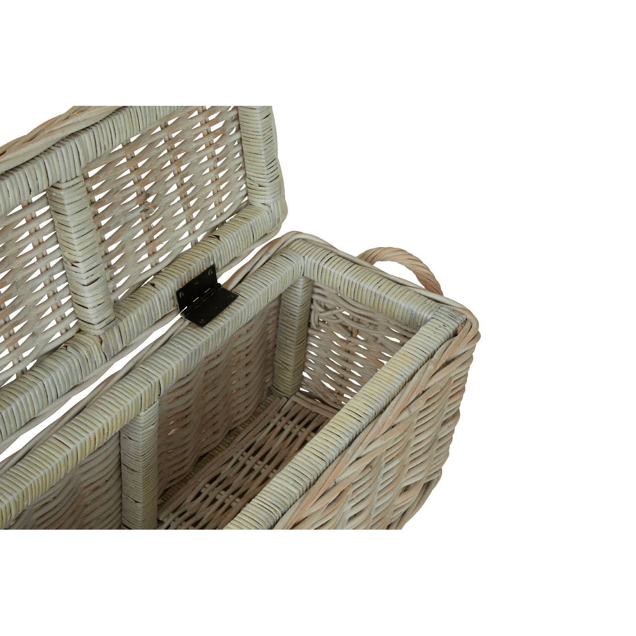 Noosa & Co. Living Argento Natural Rattan White Storage Boxes House of Isabella UK