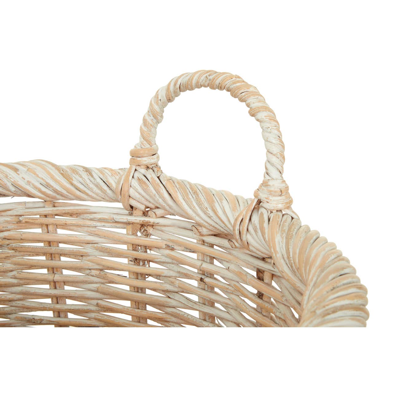 Noosa & Co. Living Argento Set Of Three Kubu Natural Rattan Laundry Baskets House of Isabella UK