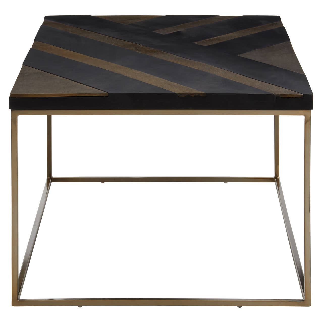 Noosa & Co. Living Aris Black And Gold Coffee Table House of Isabella UK