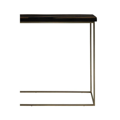 Noosa & Co. Living Aris Black And Gold Console Table House of Isabella UK
