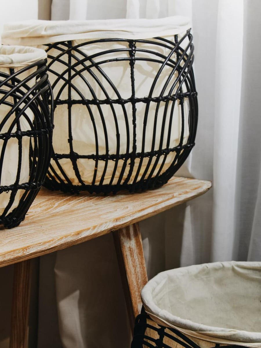 Noosa & Co. Living Arles Set Of 3 Rattan Baskets House of Isabella UK