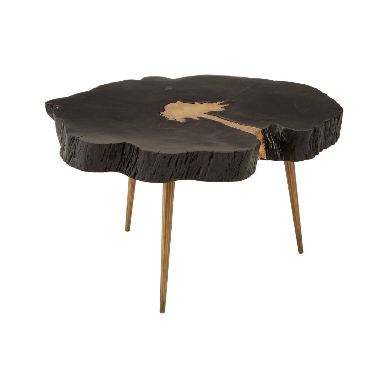 Noosa & Co. Living Asamra Black And Gold Coffee Table House of Isabella UK