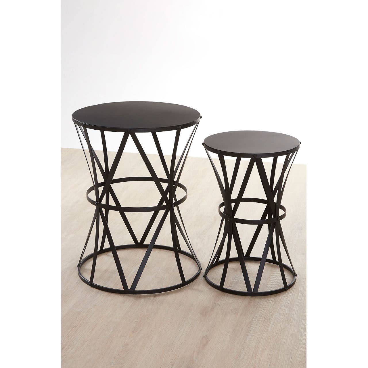Noosa & Co. Living Avantis Cross Design Black Tables House of Isabella UK