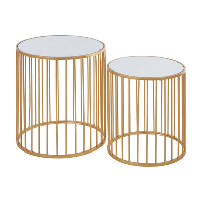 Noosa & Co. Living Avantis Nest Of 2 Round Side Tables House of Isabella UK