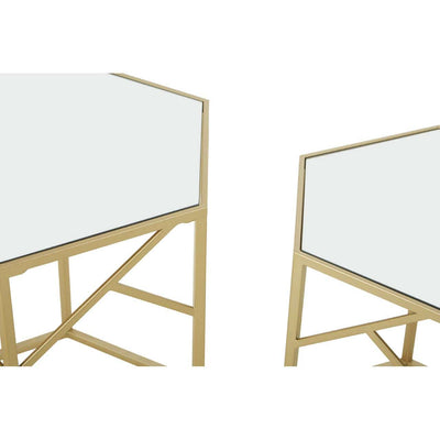Noosa & Co. Living Avantis Set Of 2 Hexagonal Side Tables House of Isabella UK