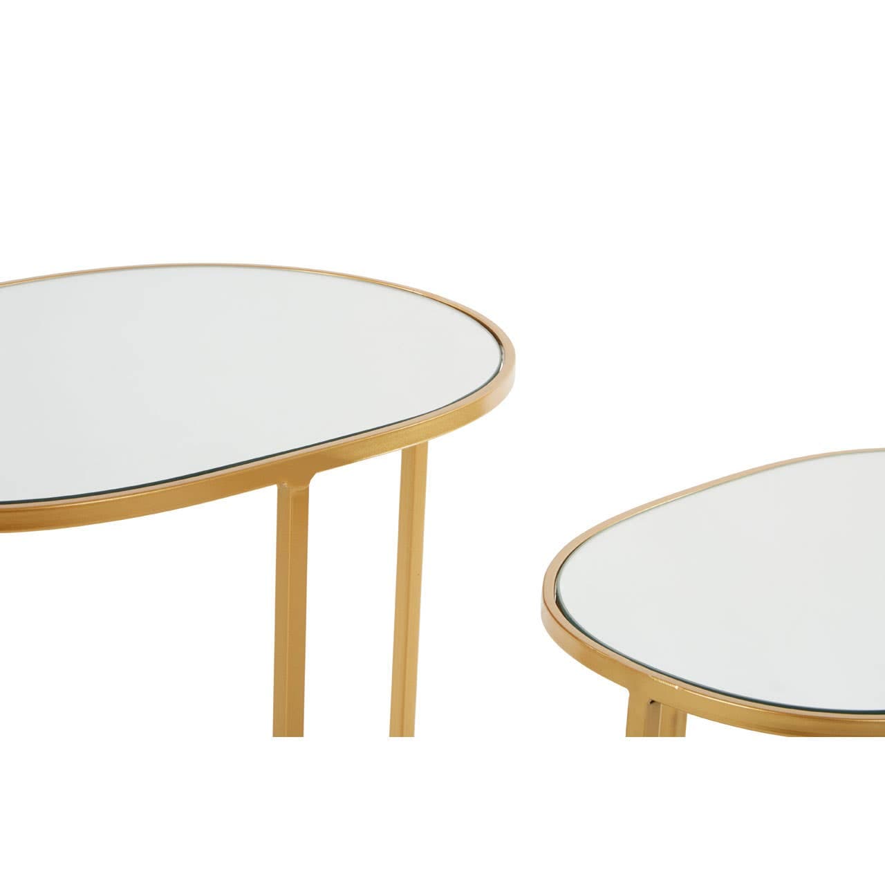 Noosa & Co. Living Avantis Set Of 2 Oval Side Tables House of Isabella UK