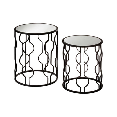 Noosa & Co. Living Avantis Set Of 2 Table With Undulating Frames House of Isabella UK