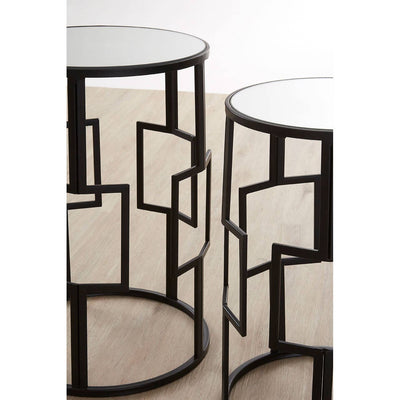 Noosa & Co. Living Avantis Square Design Black Tables House of Isabella UK