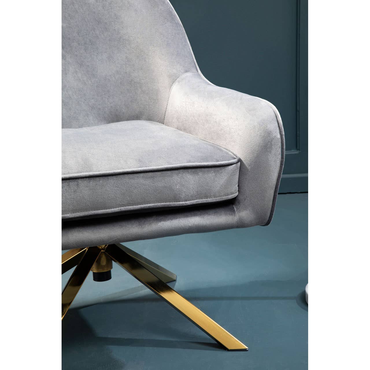 Noosa & Co. Living Avery Grey Velvet Chair House of Isabella UK