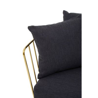Noosa & Co. Living Azalea Black Fabric Chair House of Isabella UK