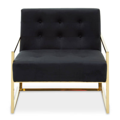 Noosa & Co. Living Azalea Black Velvet Chair House of Isabella UK