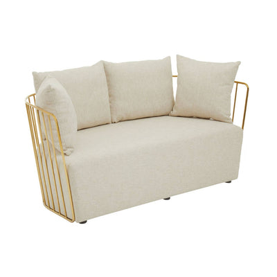 Noosa & Co. Living Azalea Two Seat Natural Fabric Sofa House of Isabella UK