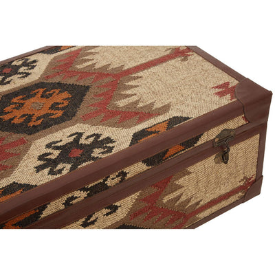 Noosa & Co. Living Aztec Multi Print Coffee Table Trunk House of Isabella UK