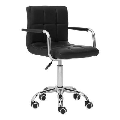 Noosa & Co. Living Black Home Office Chair With Swivel Base House of Isabella UK