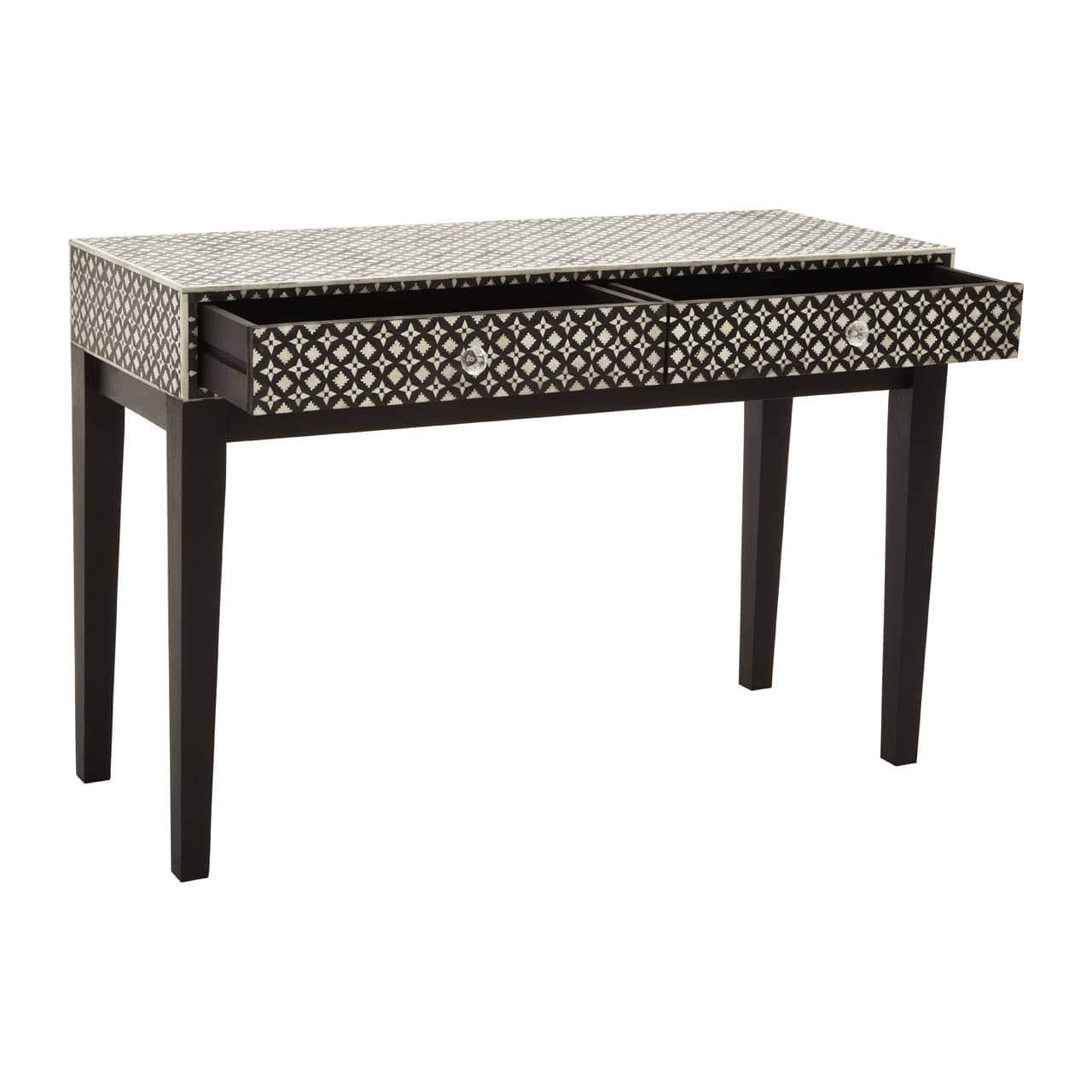 Noosa & Co. Living Boho Mother Of Pearl Console Table House of Isabella UK
