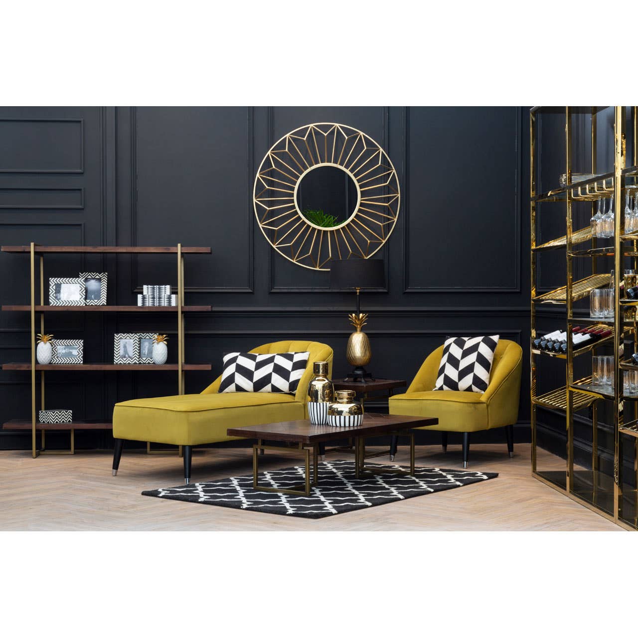 Noosa & Co. Living Brando Four Tier Bookcase House of Isabella UK