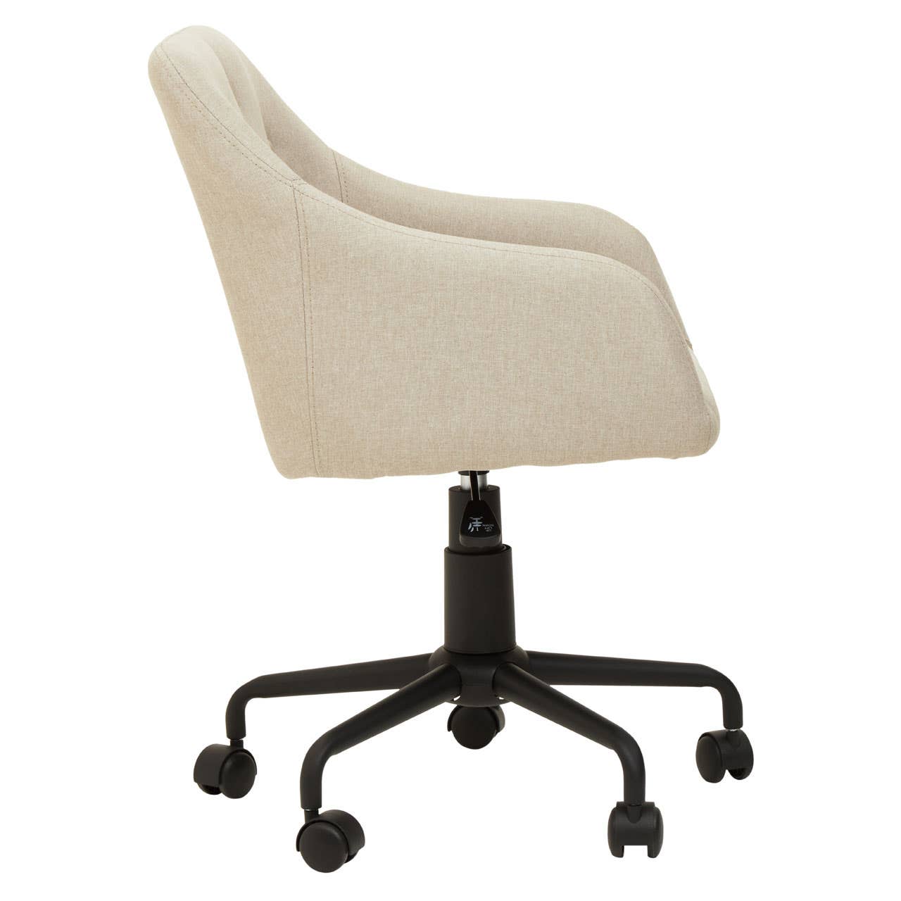 Noosa & Co. Living Brent Beige And Black Home Office Chair House of Isabella UK
