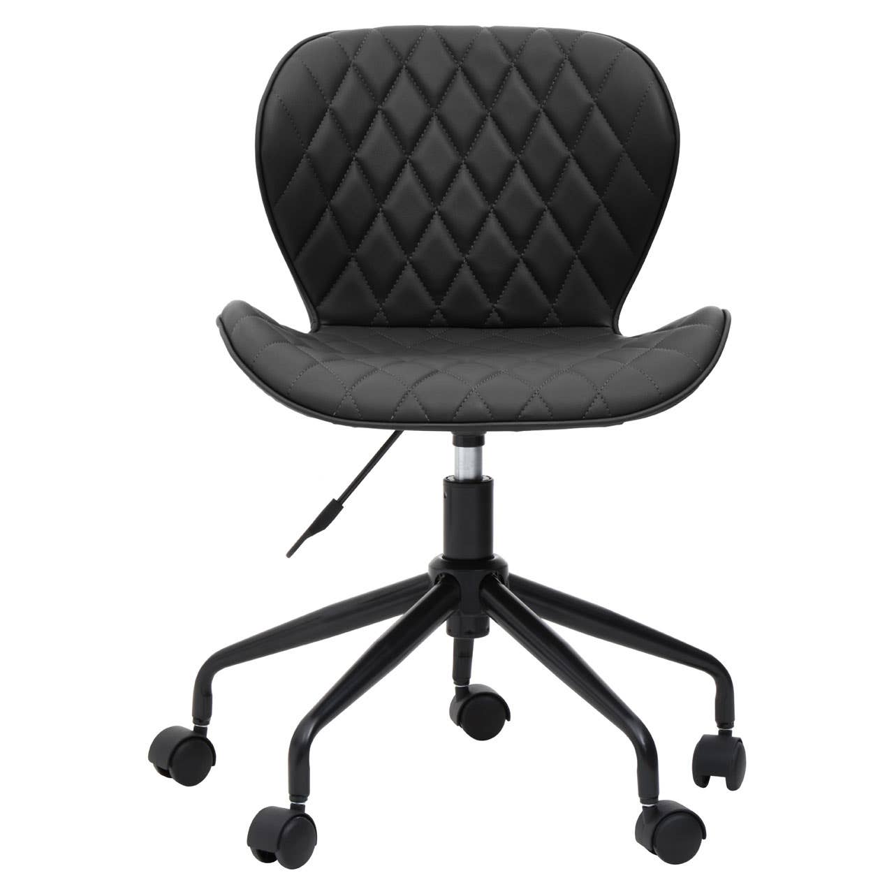 Noosa & Co. Living Brent Black Armless Home Office Chair House of Isabella UK