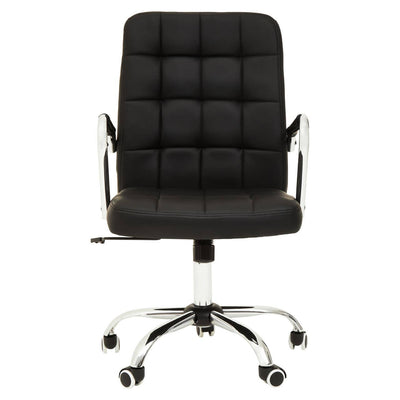 Noosa & Co. Living Brent Black Tufted Home Office Chair House of Isabella UK