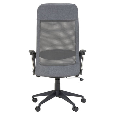 Noosa & Co. Living Brent Grey Mesh And Fabric Home Office Chair House of Isabella UK