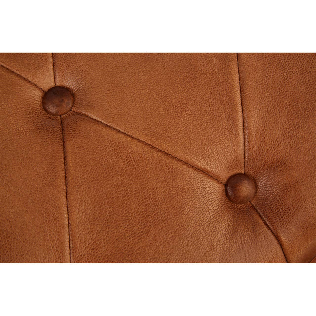 Noosa & Co. Living Buffalo Brown Leather Folding Stool House of Isabella UK