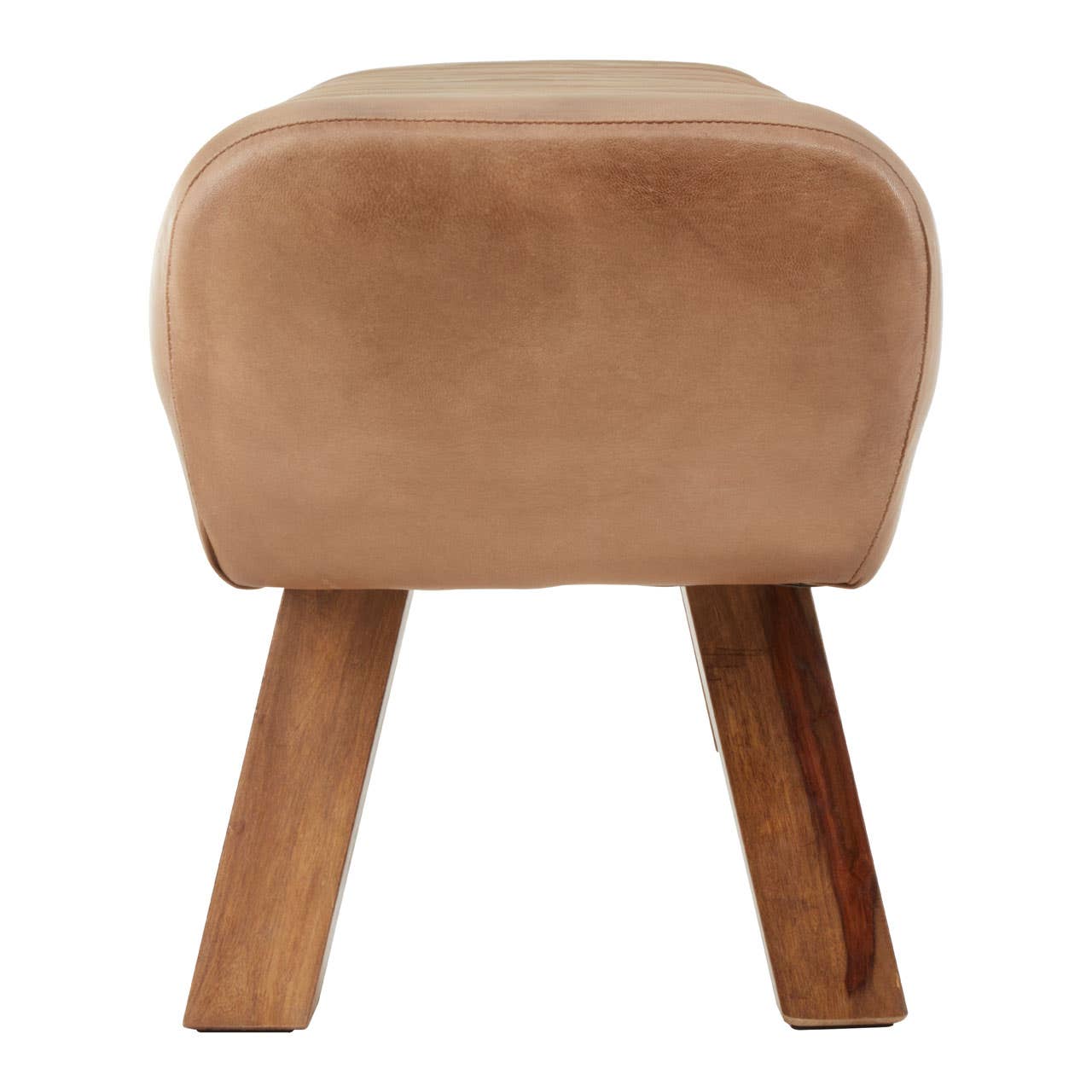Noosa & Co. Living Buffalo Brown Leather Gym Stool House of Isabella UK