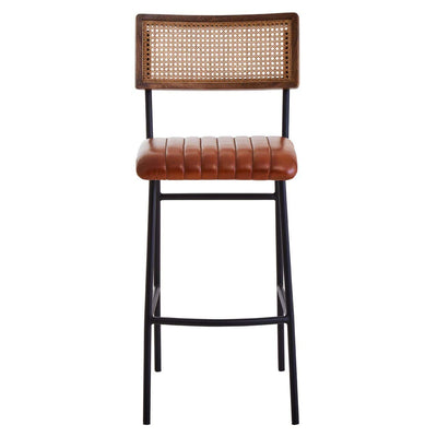 Noosa & Co. Living Buffalo Tan Leather Bar Chair House of Isabella UK