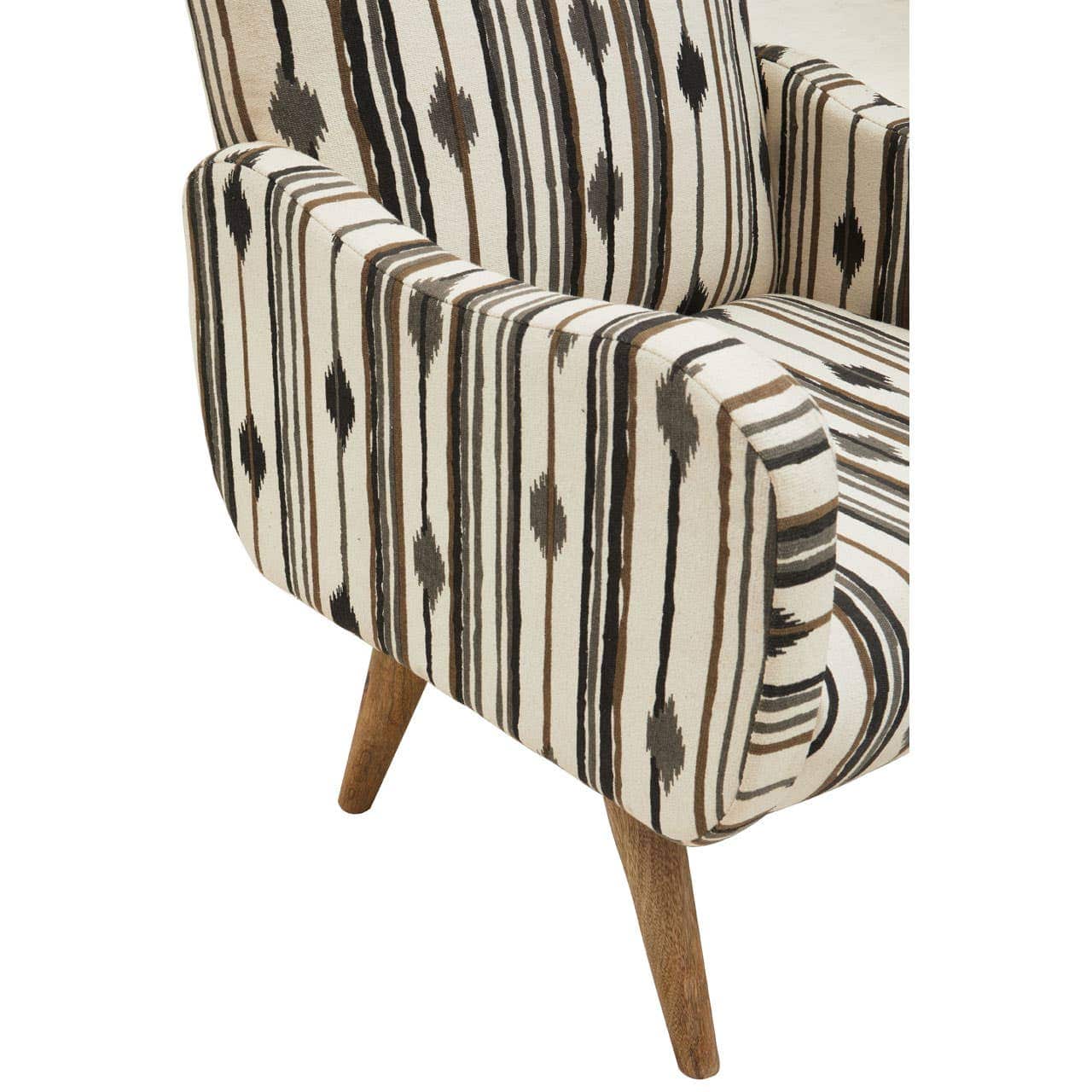 Noosa & Co. Living Cefena Armchair With Straight Arms House of Isabella UK