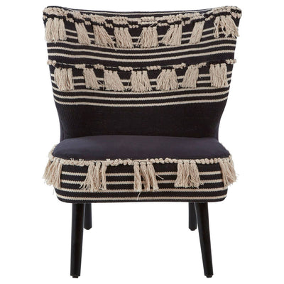 Noosa & Co. Living Cefena Black Moroccan Chair House of Isabella UK