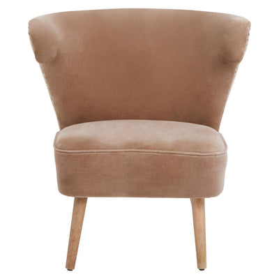 Noosa & Co. Living Cefena Brown Linen Chair House of Isabella UK
