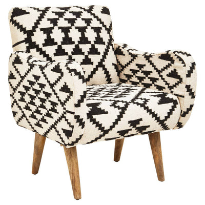Noosa & Co. Living Cefena Monochrome Armchair House of Isabella UK