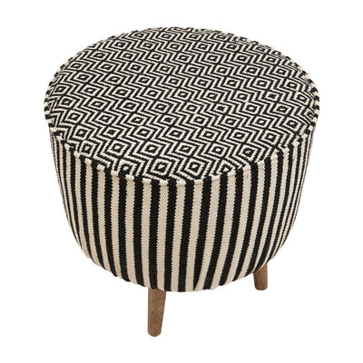 Noosa & Co. Living Cefena Striped Footstool House of Isabella UK