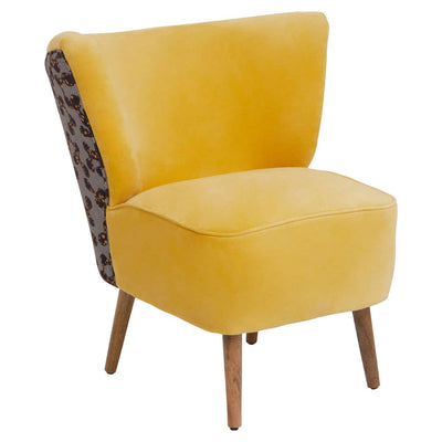Noosa & Co. Living Cefena Yellow Print Chair House of Isabella UK