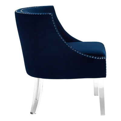 Noosa & Co. Living Clarence Blue Curved Chair House of Isabella UK