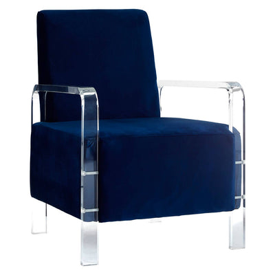 Noosa & Co. Living Clarence Blue Velvet Chair House of Isabella UK