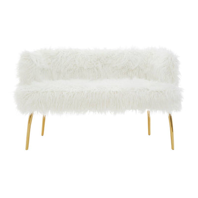 Noosa & Co. Living Clarence Natural Fur Effect Sofa House of Isabella UK