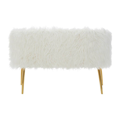Noosa & Co. Living Clarence Natural Fur Effect Sofa House of Isabella UK