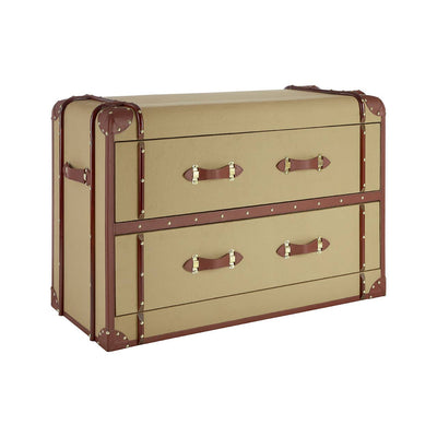Noosa & Co. Living Columbus 2 Drawer Canvas Cabinet House of Isabella UK